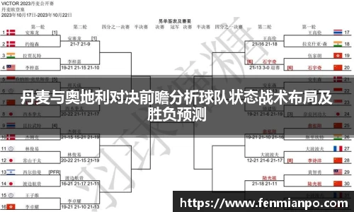 丹麦与奥地利对决前瞻分析球队状态战术布局及胜负预测